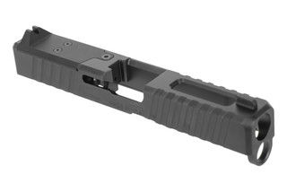 Optic-compatible slide for Glock 19 Gen 5.